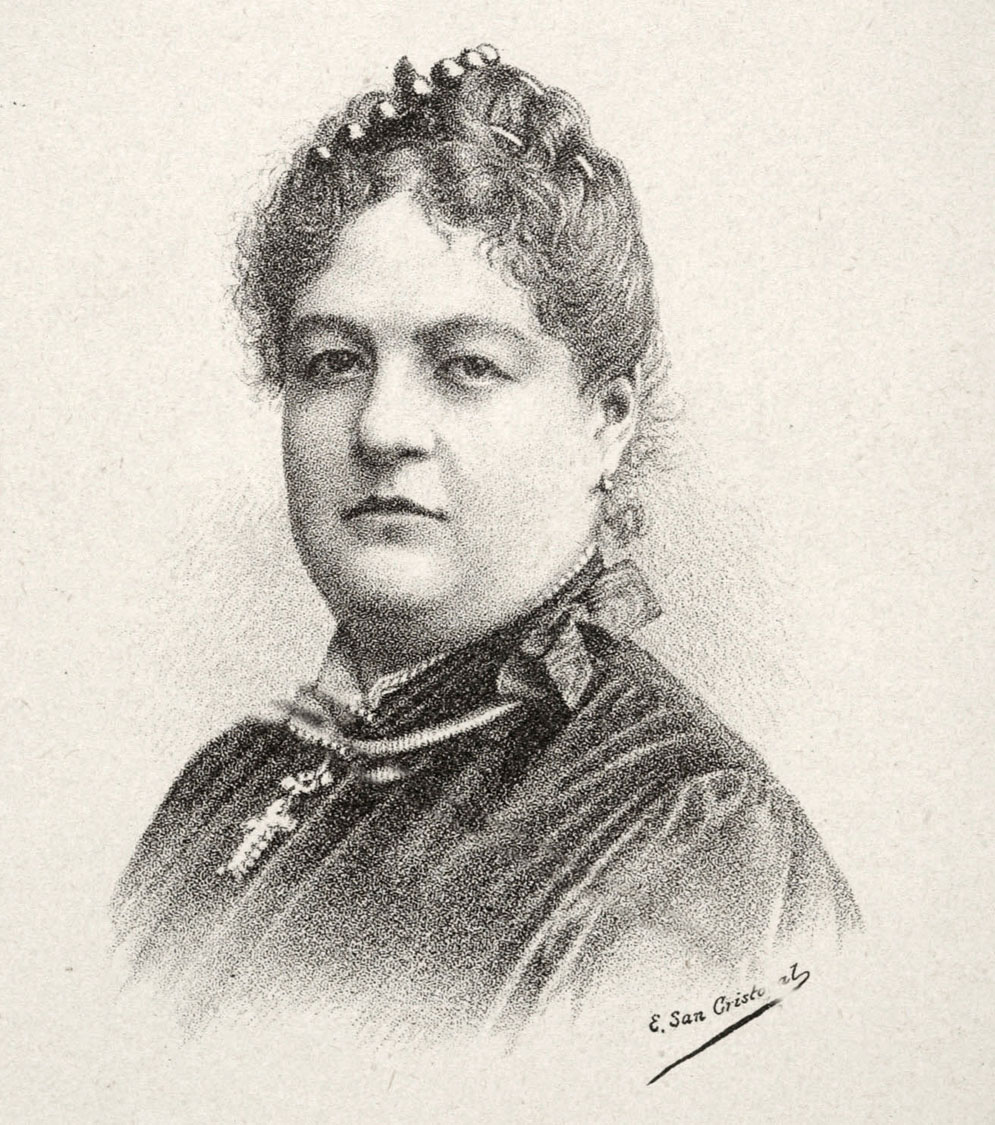 Figura 5. Evaristo San Cristobal, Retrato de Clorinda Matto de Turner 1889.